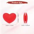 thumbnail image 3 of Tennis Racket Dampener [4PCS] - Funny Heart Shape Silicone Tennis Shock Absorber Racket Vibration Dampener [Red], 3 of 7
