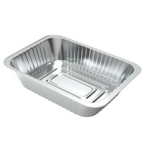 20 Pack Disposable Aluminum Foil Drip Pan Liners, Heavy Duty Grease Trays for Grilling BBQ Baking, Non-LeakGrade, Silver