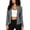 Gray women's fall blazer a1, variant on Women's Fall Winter Collared Long Sleeve Blazer Open Front Casual Slim Crop Top Tunic Dressy Trendy Tshirt Streetwear Office Fashion, Pink S