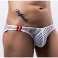 thumbnail image 4 of Ropa Interior Transpirable Para Hombre De Malla Sexy De Cintura Baja, 4 of 4