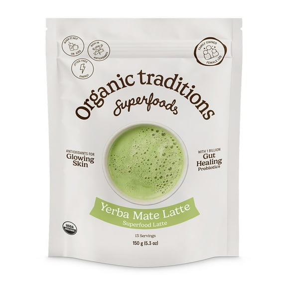 Organic Traditions | Yerba Mate Latte with Probiotics