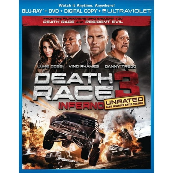Pre-Owned Death Race 3: Inferno [2 Discs] [Blu-ray/DVD] (Blu-Ray 0025192113253) directed by Roel Rein√©