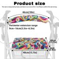 thumbnail image 6 of HELLHERO Pop Art Patterned Daisy Seat & Back Cover for Seniors Easy to Clean Walker Covers and The Elderly Dust Proof Improved Comfort, 6 of 7
