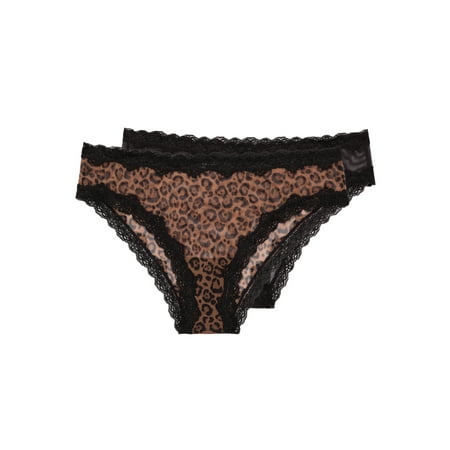 

Smart & Sexy Women s Lace Trim Cheeky Panties 2-pack Style-SA1377