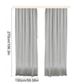 thumbnail image 3 of Linen Style Window Curtains 2PCS, 9FTx5FT Exquisite Patterned Drapery, Soft Easy to Install Versatile Decor for Home Themed Scene Arrangement Window Decoration Living Room Bedroom Dining Room, 3 of 7