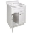 thumbnail image 6 of Brookings 25 Inch Bathroom Vanity with Top, Ready to Assemble, Sherwin Williams® White – Design House, 584888, 6 of 23