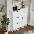 thumbnail image 2 of 4 - door white shoe cabinet - Flexible storage for shoe and accessory, self - assembly, 2 of 3