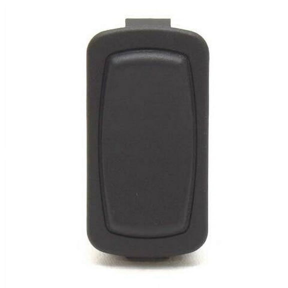 Carling Boat Blank Rocker Switch Filler | 1 1/2 x 7/8 Black