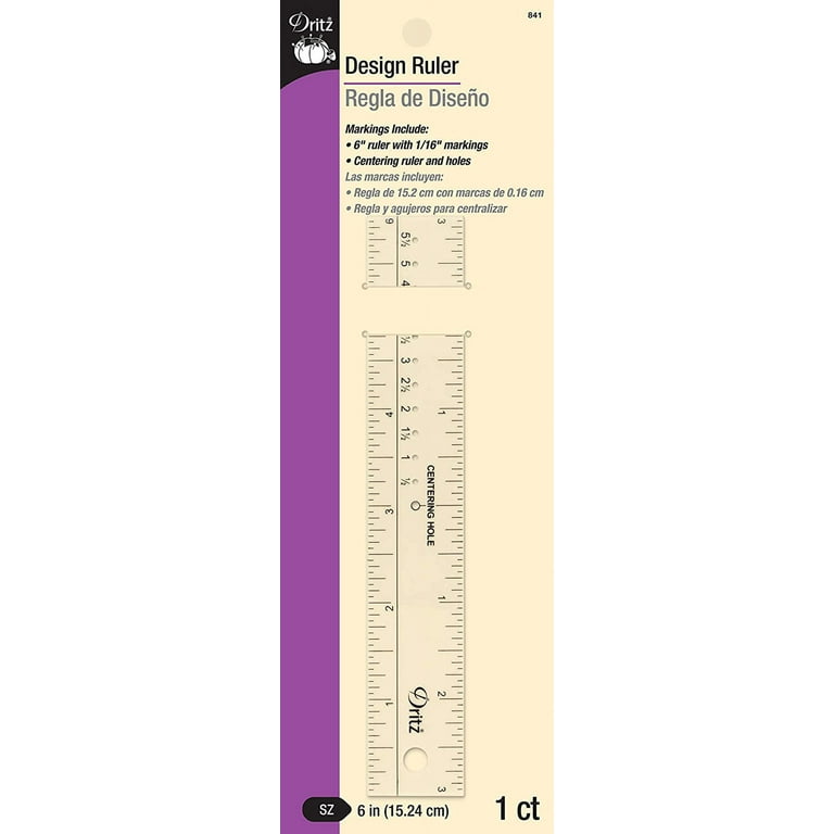 Dritz Design Ruler - 6 in.