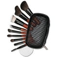 thumbnail image 1 of Set de brochas de maquillaje Cosme 9 FLAWLESS FACE MINI con funda, 1 of 7