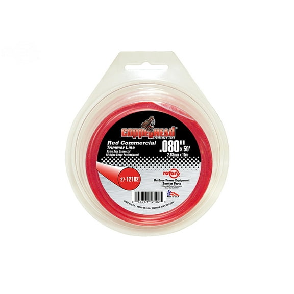 Rotary 12102 Trimmer Line .080 50' Loop Red Commercial