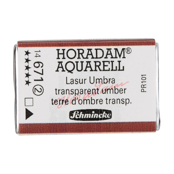 Pan de acuarela Schmincke Transparent Umber, pan completo