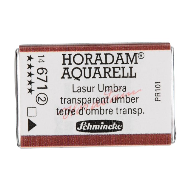 Pan de acuarela Schmincke Transparent Umber, pan completo