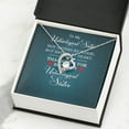 thumbnail image 3 of To My Unbiological Sister Not Sister by Blood Forever Necklace w Message Card, 3 of 20