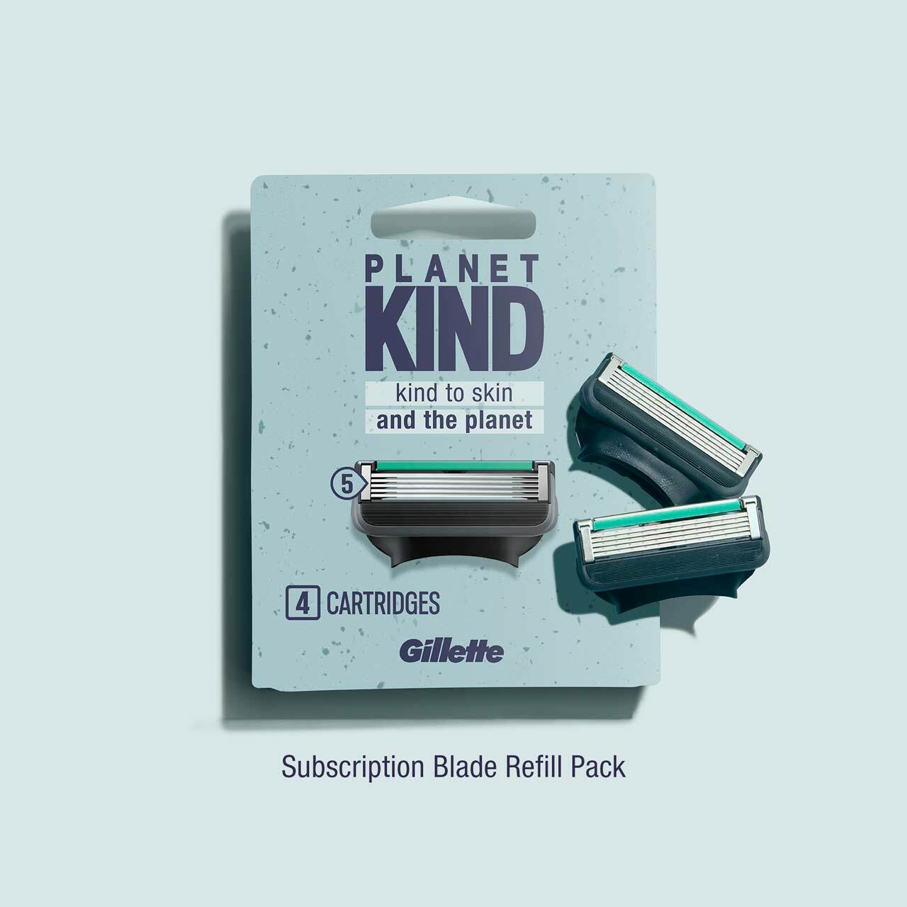 Buy Kind Gillette Razor Handle Plus 6 Refill Cartridges, with