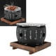 thumbnail image 5 of Mini Parrilla Para Barbacoa, Parrilla Portátil De Estilo Japonés De Calentamiento Rápido, Mini Parrilla Para Barbacoa Con Calentamiento Uniforme Y Estufa De Carbón Redonda, 5 of 7
