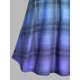 thumbnail image 4 of Blusa de Talla Extra a Cuadros Sin Mangas de Color Degradado Rosegal Blusas Tallas Grandes, 4 of 5