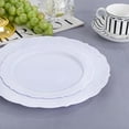 thumbnail image 2 of 36PCS White Plastic Plates, Heavy Duty White Disposable Premium 7.5inch Dessert Cake Salad Appetizer Plates Hard Plastic Platos Disposable for Party Wedding, 2 of 17
