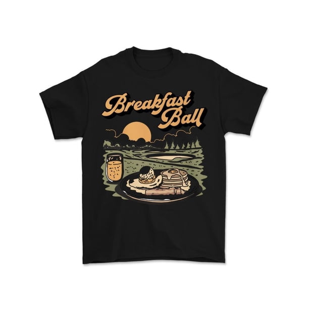 Camiseta Breakfast Ball - Diseño a todo color para hombre y mujer - Camiseta unisex informal de algodón transpirable y cómoda para uso diario