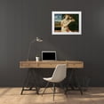 thumbnail image 3 of Bellini, Giovanni 14x12 White Modern Wood Framed Museum Art Print Titled - Giovane donna allo specchio, 3 of 4