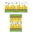 thumbnail image 1 of Pegatinas de pared con diseño de girasoles en PVC para decoración de habitaciones y baños infantiles, 1 of 5
