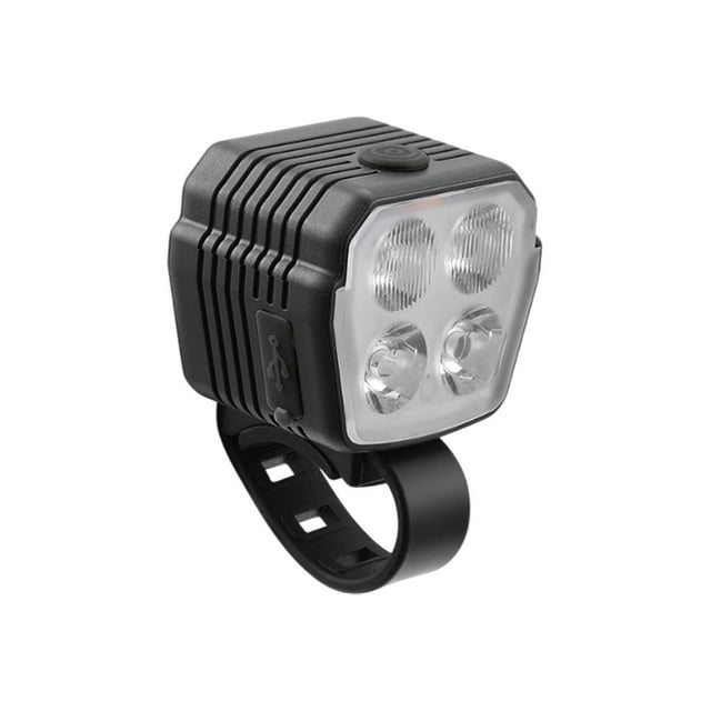 Four Light Bead Headlights High And Low Beam Riding Bike Riding USB Charging Bike Headlights