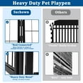 thumbnail image 6 of Suchown Dog Playpen Outdoor, 16 Panels 32" Height Dog Fence Exercise Pen for Large/Medium/Small Dogs, Pet Puppy Playpen for RV, Yard, Camping, 6 of 14