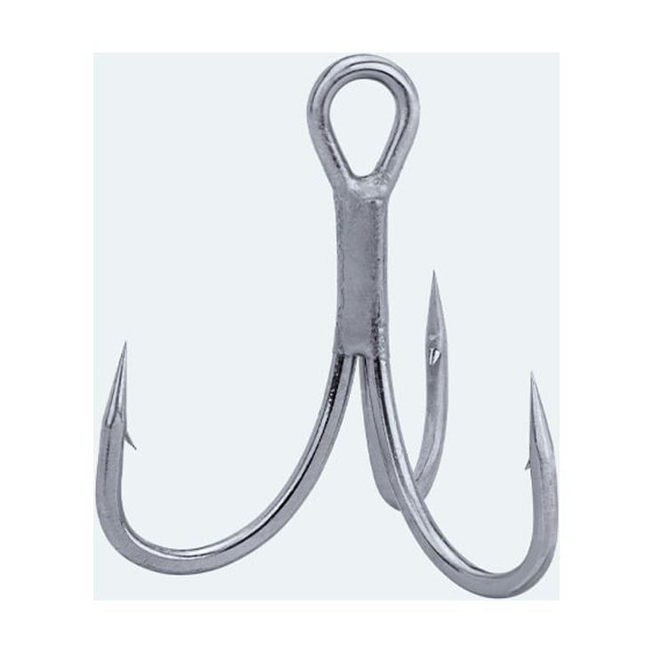 BKK Hooks Fangs-63 UA Treble Hook Size 2/0 6 Pack 