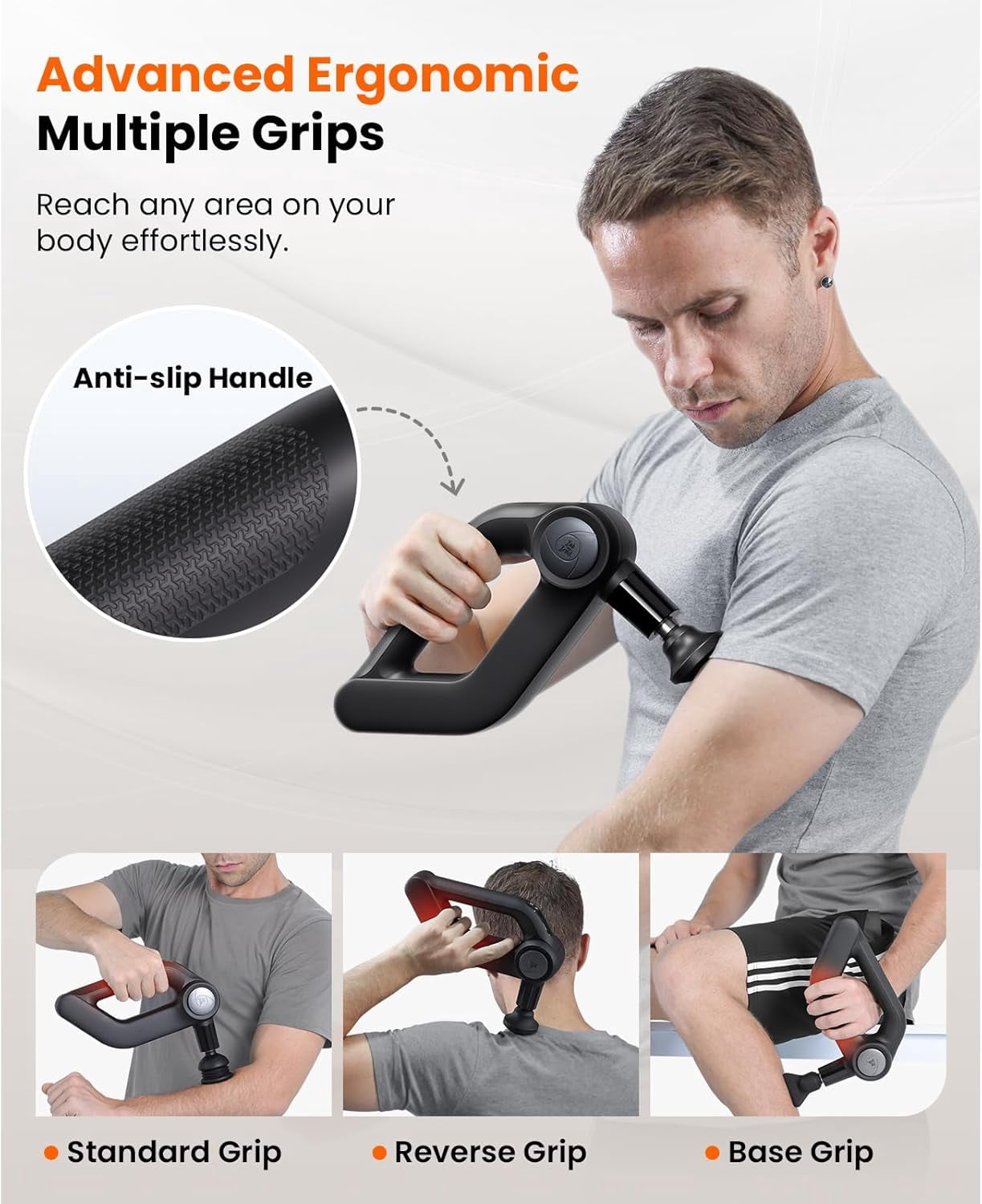 D5 Pro Plus Massage Gun with Heat, 13mm Amplitude Deep Tissue Percussion Massage Gun with Max Power for Muscle Therapy, Professional Muscle Massager, Ideal Gift