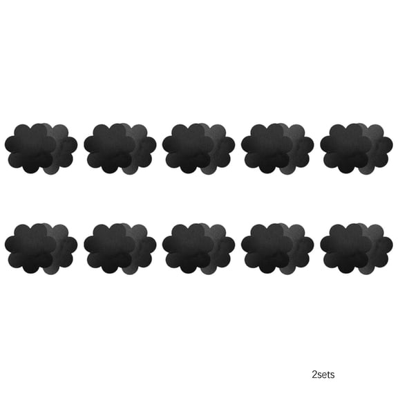 OQRKI 10 Pairs Womens Single Uses Nipple Covers Soft Adhesive Pasties for under Sheer Tops Swimsuit and Formal Dresses Clothing Apparel Fashion Wear