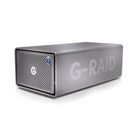 UPC: 0718037892283 | SanDisk Professional 8TB G-RAID 2  2-Bay Enterprise-Class Desktop External Hard Drive  Space Grey – SDPH62H-008T-NBAAD