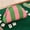 Pink and Green, variant on Mahjong Tile Bag Woven Clutch Purses for Women - Striped Crochet Dumpling Handbag for Summer Beach Vacation, Evening Party & Game Lover Gifts