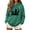 Army Green, variant on Staron Halloween Hoodies for Women Witch Pumpkin Moon Gothic Print Pullover Tops Long Sleeve Crewneck Casual Sweatshirt Tops, Army Green M