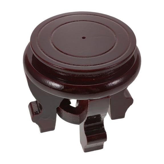 FONDOTIN Planter Display Stand Vase Stands Indoor Wood Brown Homeowners Indoor Garden 1Pack