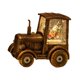 thumbnail image 5 of Tractor navideño iluminado con purpurina cálida y remolino. Funciona con pilas o con alimentación USB. Papá Noel, 5 of 9
