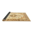 thumbnail image 2 of Ahgly Company Indoor Round Medallion Brown Traditional Area Rugs, 3' Round, 2 of 4