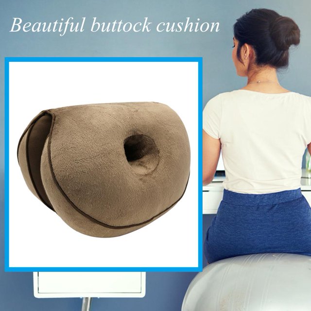 Cojín de espuma viscoelástica de doble comodidad Cojines de asiento trasero hermosos multifuncionales Ndcxsfigh Cuidado Belleza