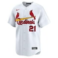thumbnail image 2 of Men's Nike Lars Nootbaar White St. Louis Cardinals Home Limited Player Jersey, 2 of 3
