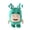 green, variant on Large 9 inches, Qibao Mengbing Odbbods plush doll toy, cartoon animation