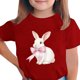 thumbnail image 1 of Camiseta de Manga Corta Crop Top para Niños de Pascua de Manga Corta Impresa con Suave 95% Poliéster 5% Spandex, Cuello Redondo Casual Versátil Top para Niños Diario, 1 of 5