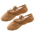 thumbnail image 1 of 1 par de zapatillas de ballet con suela de moda para practicar ballet y yoga para niñas y mujeres (marrón claro, talla 40, 23,5 cm, 6,5 EE. UU., 4 Reino Unido, 37,5 UE, 9,2355 pulgadas), 1 of 1
