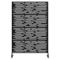thumbnail image 1 of GloryStar Rustproof Freestanding Metal Privacy Screen Fence, Weather-Resistant Decorative Leaves Panel, Simple Installation for Use on Patio, Deck, Balcony, Garden or Inside the Home, 1 of 8