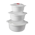 thumbnail image 2 of 3 recipientes para microondas con tapas, recipientes de almacenamiento multiusos para alimentos calientes con asa, utensilios de cocina para, 2 of 9