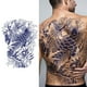 thumbnail image 3 of Pegatina Tatuaje Corporal Pez Koi Espalda Completa Cove Sea King 1 Uds. Demon Samurai Rojo, 3 of 9