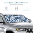thumbnail image 4 of Bingfone Blue Shells Car Windshield Sunshade,Sun Foldable Sun Shield Sun Visor for Car - Medium, 4 of 9