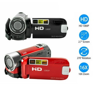 Tagital Camera Camcorder, HD 1080P 24 MP 16X Digital Zoom Video Camcorder  with LCD and 270 Degree Rotation Screen