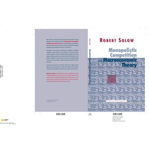 Federico Caffe Lectures Monopolistic Competition and Macroeconomic Theory, (Hardcover)