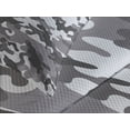 thumbnail image 4 of Ambesonne Camouflage Quilted Bedspread Set 2 Pcs, Grey Color Shades, Twin Size, Grey Coconut, 4 of 5