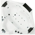 thumbnail image 6 of 5 ft. Right Drain Corner Alcove Whirlpool Bathtub in White, 6 of 7