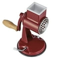 thumbnail image 4 of Zassenhaus Classic Drum Grater Manual Stainless Steel with Suction Base 17.8 In Red, 4 of 6